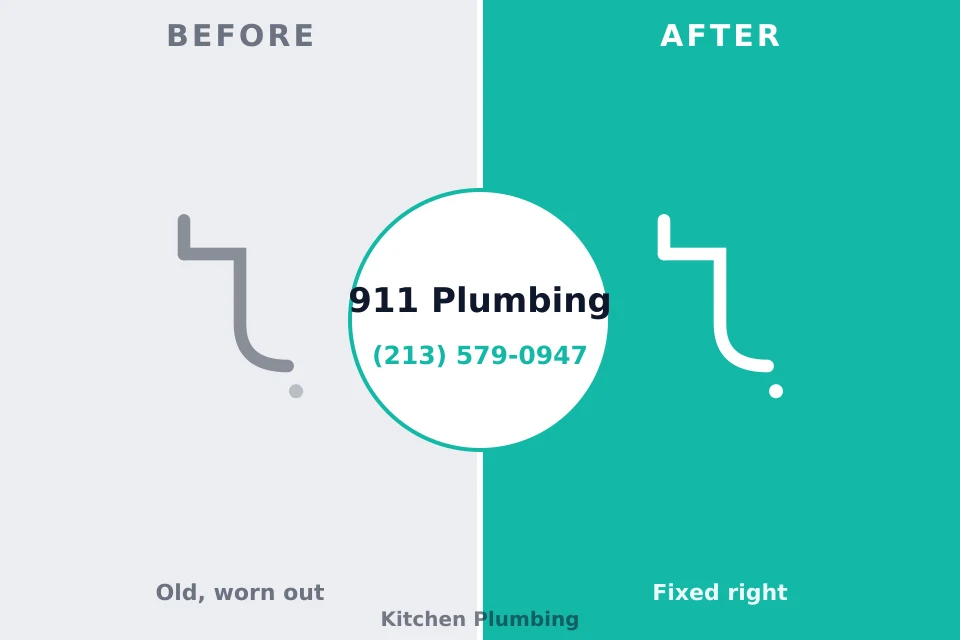 Before and after: plumbing company Warsaw, KY